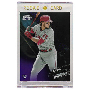 Alec Bohm Philadelphia Phillies 2021 Topps Chrome Black Purple # 39 Rookie Card Ltd Ed of 150