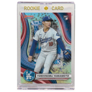 Yoshinobu Yamamoto Los Angeles Dodgers 2024 Bowman's Best Refractor # 34 Rookie Card