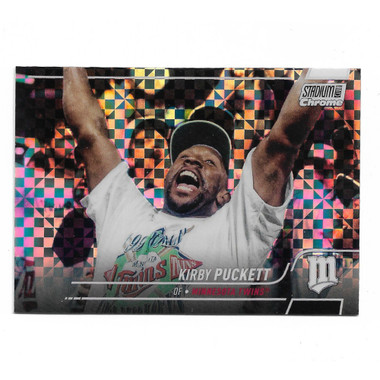 Kirby Puckett 2022 Stadium Club Chrome X-Fractor # 52