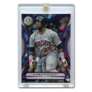 Kirby Puckett 2024 Topps Tribute Purple # 24 Ltd Ed of 50