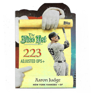 Aaron Judge 2025 Topps Holiday Nice List # 25