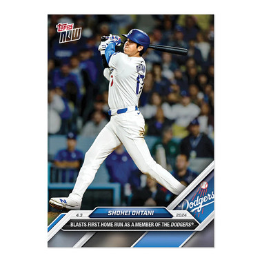 Shohei Ohtani 2024 Topps Now First Dodger Home Run # 36