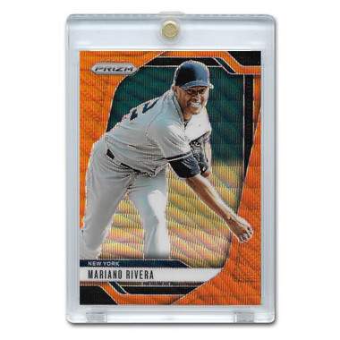 Mariano Rivera 2025 Panini Prizm Orange Wave # 172 Ltd Ed of 49