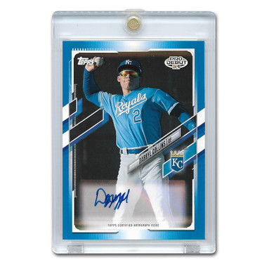 Darryl Collins Autographed Card 2020 Topps Upro Debut Blue # PD-98 Ltd Ed of 150