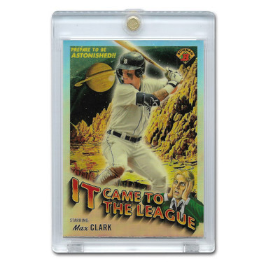 Max Clark 2024 Bowman Chrome It Came To The League # 8 Pre-Rookie Card
