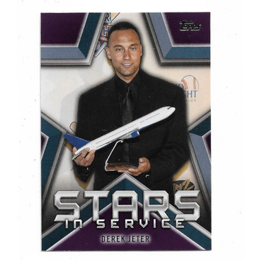 Derek Jeter 2021 Topps Stars in Service # 11