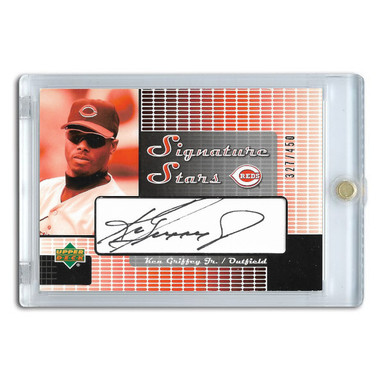 Ken Griffey Jr. Autographed Card 2004 Upper Deck Signature Stars #SS-KG Ltd Ed of 450