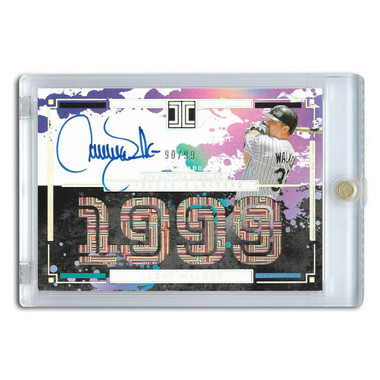 Larry Walker Autographed Card 2025 Panini Impeccable Leader Signatures # ILS-LW Ltd Ed of 99