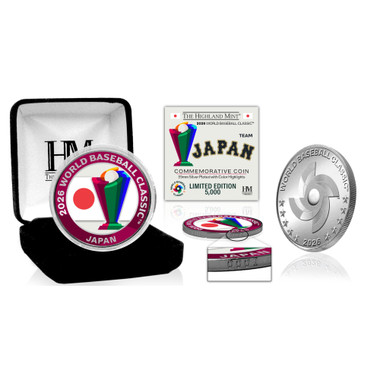 Japan World Baseball Classic 2026 Silver Plated Coin Ltd Ed of 5,000