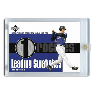 Todd Helton 2003 Upper Deck Leading Swatches # LS-THE