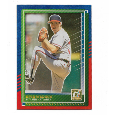 Greg Maddux 2025 Donruss Red & Blue Holo # 9
