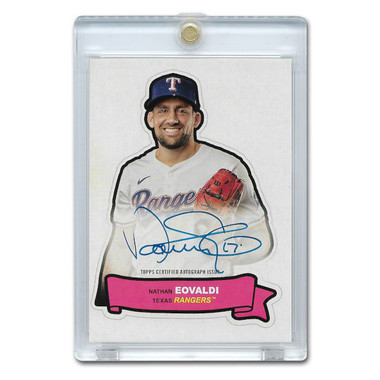 Nathan Eovaldi Autographed Card 2024 Topps Archives '68 Sticker # 68AA-NE