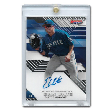Evan White Autographed -Card 2017 Bowman's Best # B17-EW