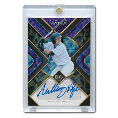 Anthony Volpe Autographed Card 2023 Wildcard Purple Automania Autograph # AM-TH4 Ltd Ed of 8