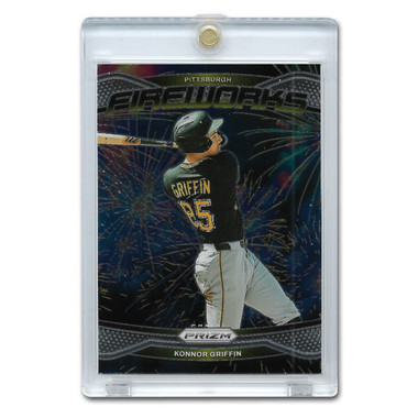 Konnor Griffin 2025 Panini Prizm Fireworks # 25 Pre-Rookie Card