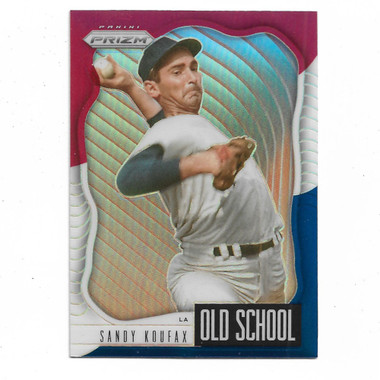 Sandy Koufax 2021 Panini Prizm Red, White & Blue Holo # 7