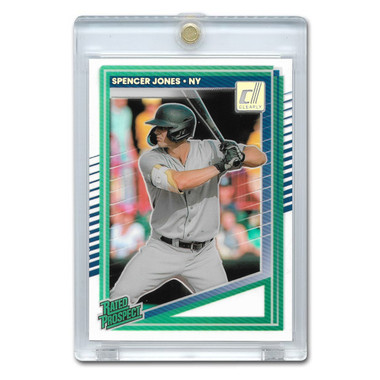 Spencer Jones 2025 Donruss Clearly Rated Prospect # 2 Pre-Rookie Card