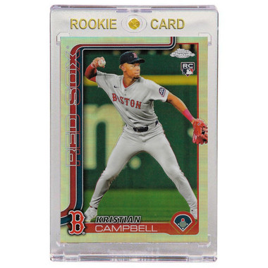 Kristian Campbell Boston Red Sox 2025 Topps Chrome Refractor #l 171 Rookie Card