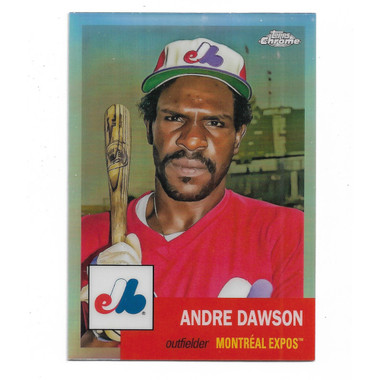 Andre Dawson 2022 Topps Chrome Platinum Anniversary Refractor # 58