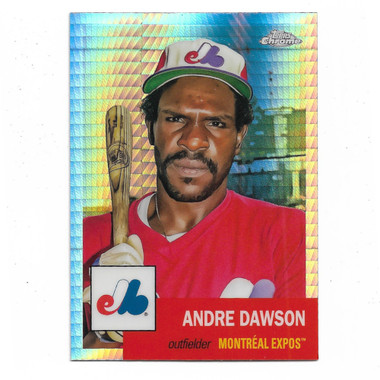 Andre Dawson 2022 Topps Chrome Platinum Anniversary Prism Refractor # 58