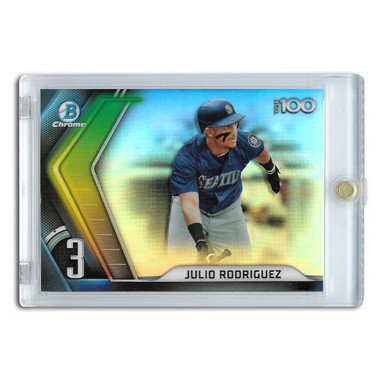 Julio Rodriguez 2022 Bowman Chrome Top 100 # 3 Pre-Rookie Card