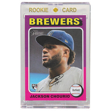 Jackson Chourio Milwaukee Brewers 2024 Topps Heritage # 632 Rookie Card