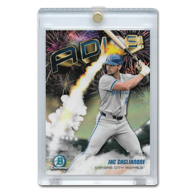 Jac Caglianone 2025 Bowman Chrome Adios # 3 Pre-Rookie Card