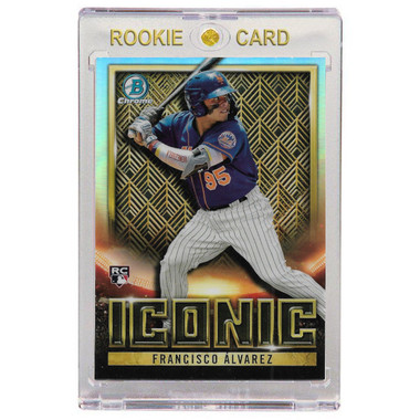 Francisco Alvarez New York Mets 2023 Bowman Chrome Iconic # 25 Rookie Card