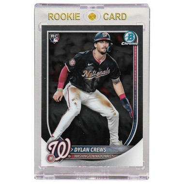 Dylan Crews Washington Nationals 2025 Bowman Chrome # 3 Rookie Card