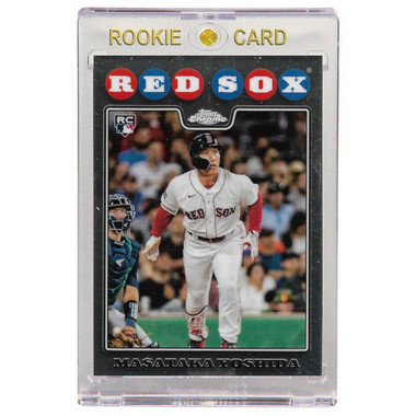 Masataka Yoshida Boston Red Sox 2023 Topps Chrome Lids Exclusive # 83 Rookie Card