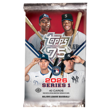 2026 Topps Series 1 Baseball Hobby Jumbo 40 Card Pack