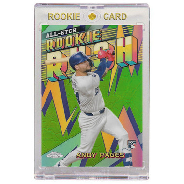 Andy Pages Los Angeles Dodgers 2024 Topps Chrome All-Etch Rookie Rush # 7 Rookie Card