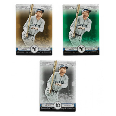 Babe Ruth Lot of 3 Different 2015 Topps Museum Collection # 91