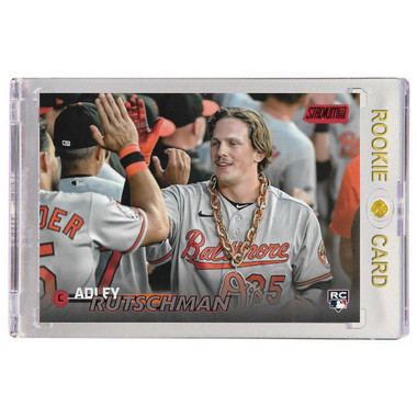 Adley Rutschman Baltimore Orioles 2023 Stadium Club Red Foil # 104 Rookie Card