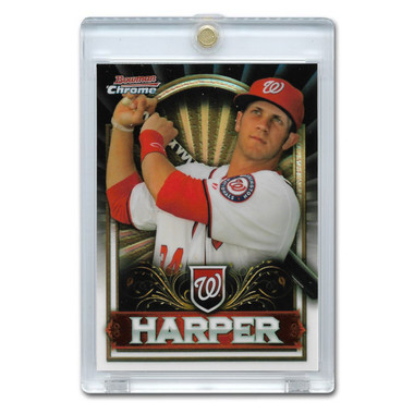 Bryce Harper 2011 Bowman Chrome Prospect Retail Exclusive Silver # BCE1 Pre-Rookie Card
