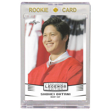 Shohei Ohtani Los Angeles Angels 2018 Leaf Legends Edition # 1 Rookie Card