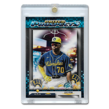 Luis Pena 2025 Bowman Chrome Prized Prospects # 7 Pre-Rookie Card