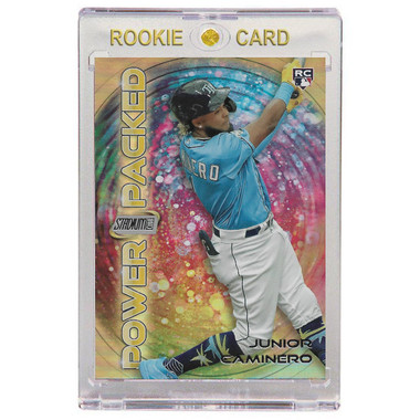 Junior Caminero Tampa Bay Rays 2024 Stadium Club Power Packed # 26 Rookie Card