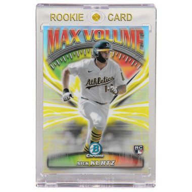 Nick Kurtz Oakland Athletics 2025 Bowman Chrome Max Volume # 11 Rookie Card
