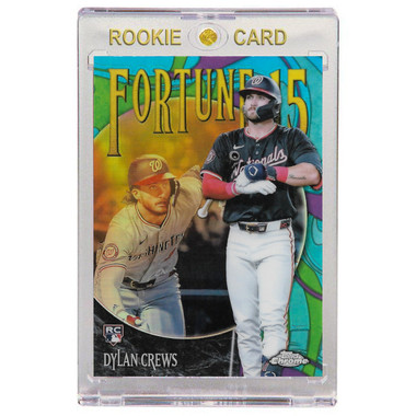 Dylan Crews Washington Nationals 2025 Topps Chrome Fortune 15 # 11 Rookie Card