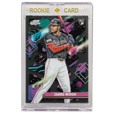 James Wood Washington Nationals 2025 Topps Cosmic Chrome # 1 Rookie Card