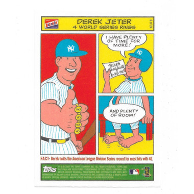 Derek Jeter 2003 Topps Bazooka Comic # 6