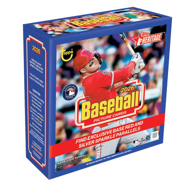 2026 Topps Hertiage Baseball 17 Pack Mega Box