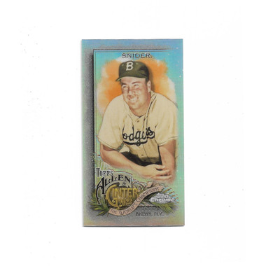 Duke Snider 2022 Topps Allen & Ginter Mini Refractor # 154