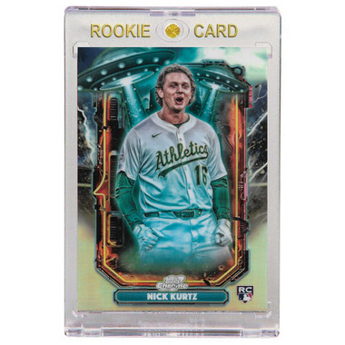 Nick Kurtz Oakland Athletics 2025 Topps Cosmic Chrome Extraterrestrial Talent # 26 Rookie Card