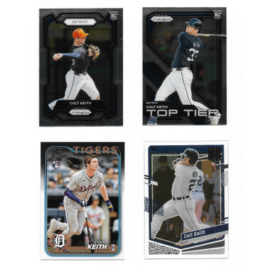 Colt Keith Detroit Tigers Lot of 4 Different Rookie Cards
