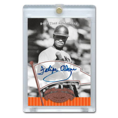 Felipe Alou Autographed Card 2005 Upper Deck Past Time Pennants # DL