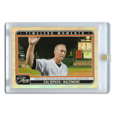 Cal Ripken Jr. 2025 Panini 3 and 2 Silver # 17 Ltd Ed of 32