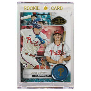 Bryson Stott Philadelphia Phillies 2022 Topps Gold Label Blue # 76 Rookie Card