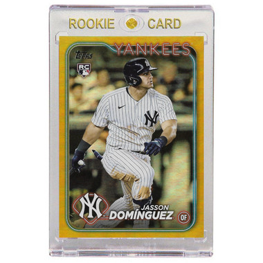 Jasson Dominguez New York Yankees 2024 Topps Gold Foilboard # 60 Rookie Card